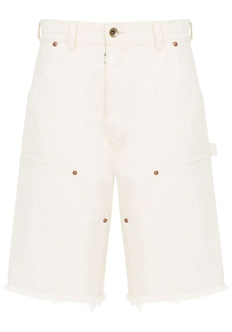 stud denim short uomo ecru MAISON MARGIELA | S50MU0082 M35261103